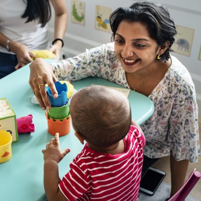 a child with disabled building the blocks a child with disabled building the blocks