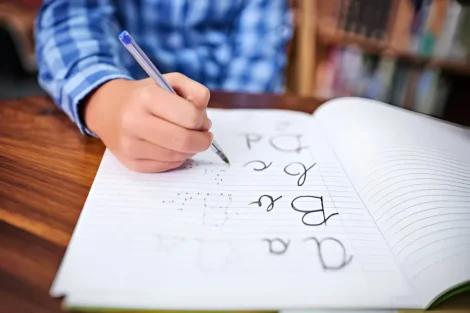 Child handwriting